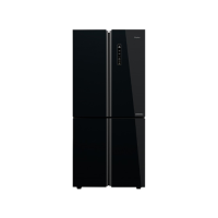 Haier HRF-578TBG 522Ltr Black French T-Door No Frost Refrigerator