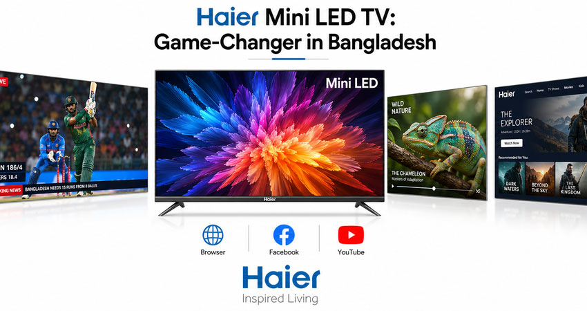 Why Haier Mini LED TVs Are a Game-Changer in Bangladesh’s TV Market